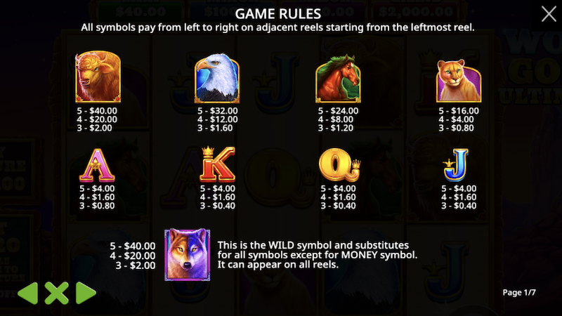 Wolf Gold säännöt